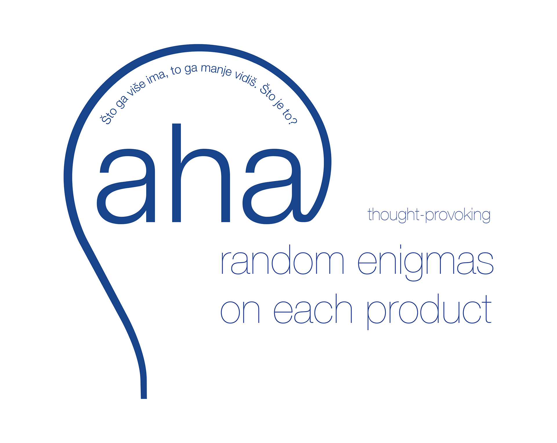 Aha light bulb packaging enigma